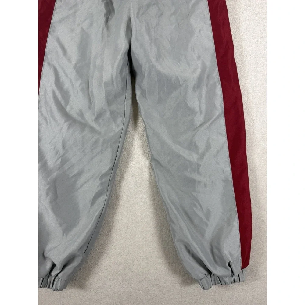 Everlast Boys Gray Maroon Side Stripe Track Pants Size M 10/12 Activewear